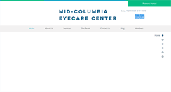 Desktop Screenshot of mceyecare.com